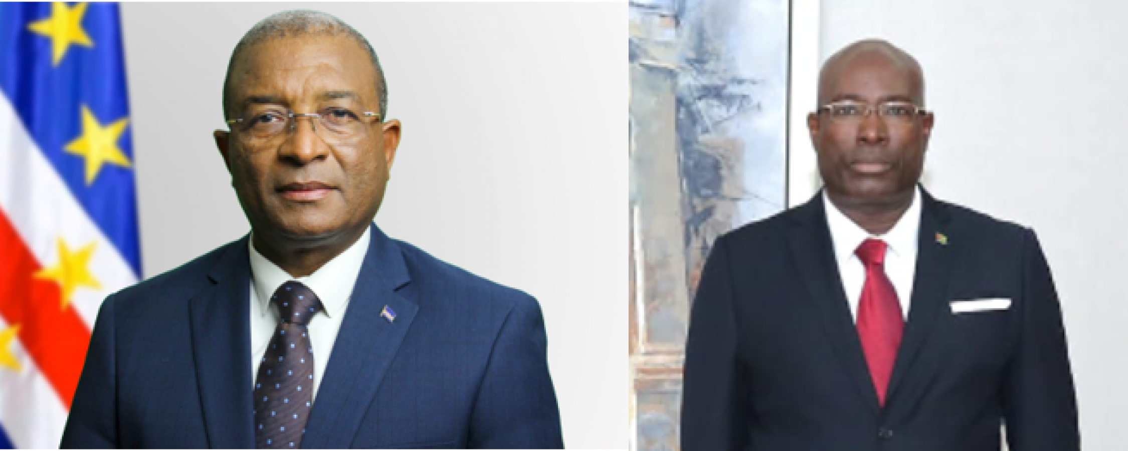 Dr. Luís Landim recebe em audiência Novo Embaixador de São Tomé e Príncipe em Cabo Verde